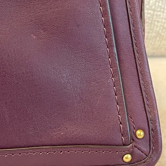 Coach 1941 Dreamer with Tattoo Feather Chelsea Champlain 36914 Plum - Picture 4 of 15
